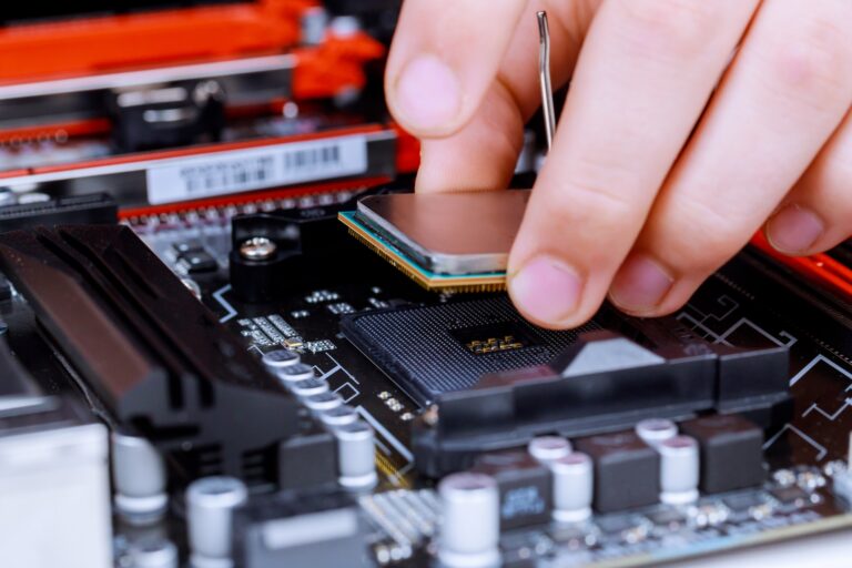Technological process of installing in CPU microprocessor to motherboard socket